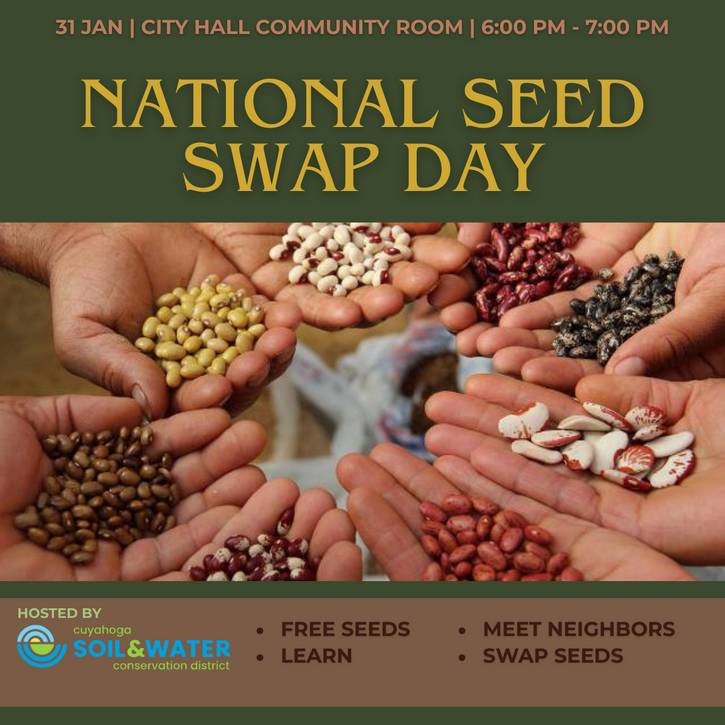 National Seed Swap Day is January 31.